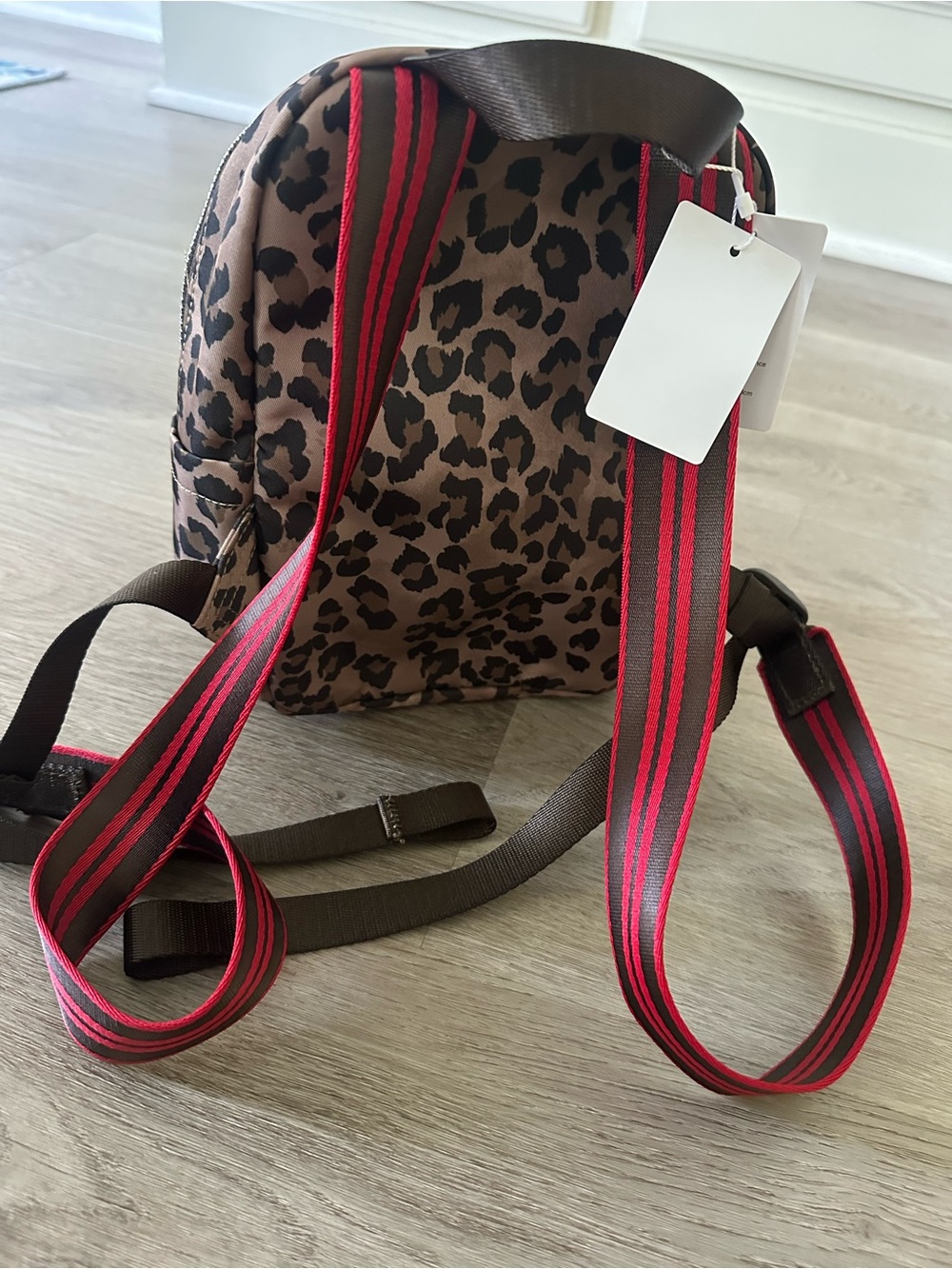 NWT Lululemon Leopard Print Everywhere Mini Backpack 4L - $68 retail - Picture 4 of 10